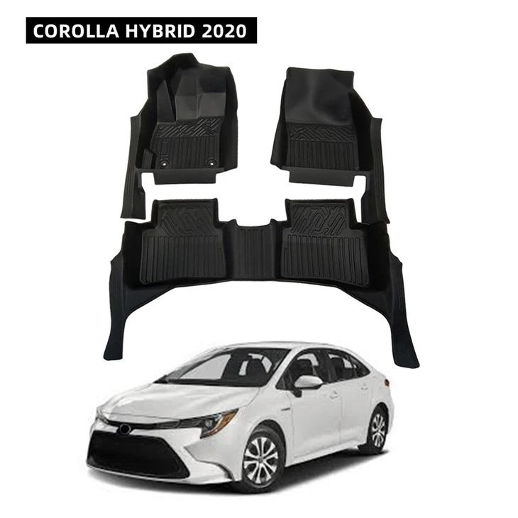 5D TPE Car Mats Easy To Clean for COROLLA HYBRID 2020